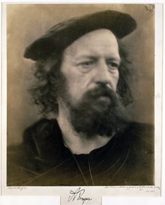 Porträtt av Alfred, Lord Tennyson